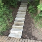 nové, skládané schody